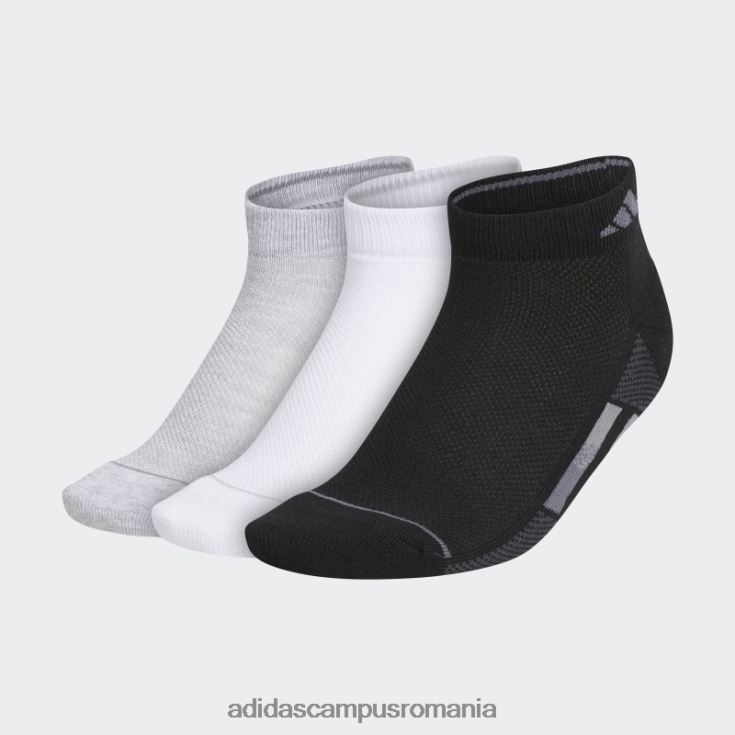 adidas campus romania șosete decoltate cu dungi superlite negre 3 perechi femei negru J266N224365