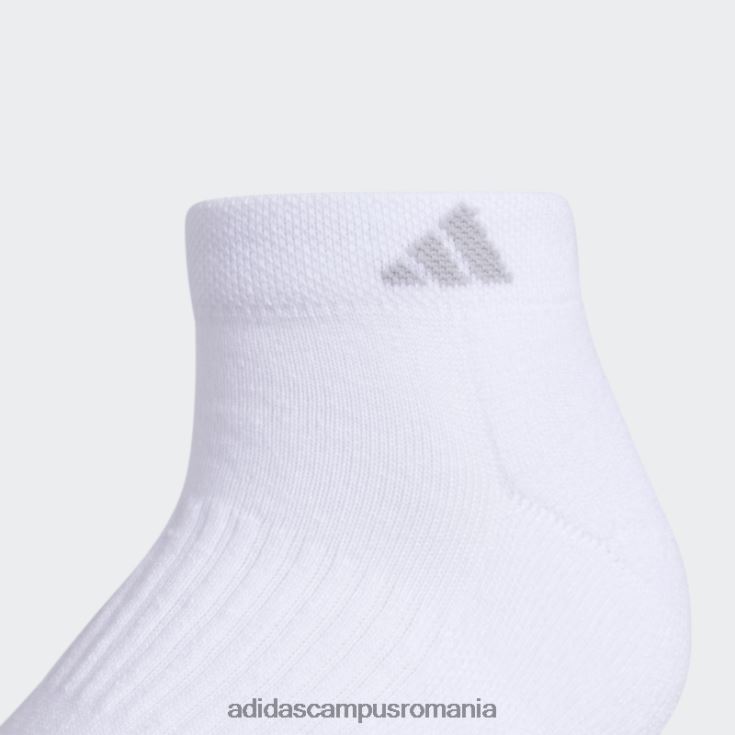 adidas campus romania șosete decoltate cu perne 3 perechi onix femei alb/onix J266N224399