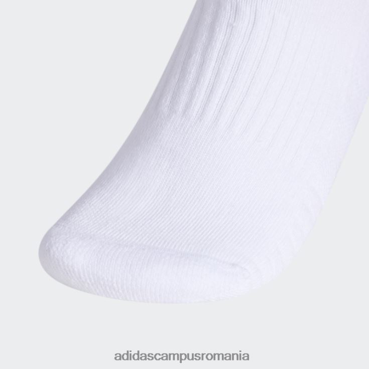 adidas campus romania șosete decoltate cu perne 3 perechi onix femei alb/onix J266N224399