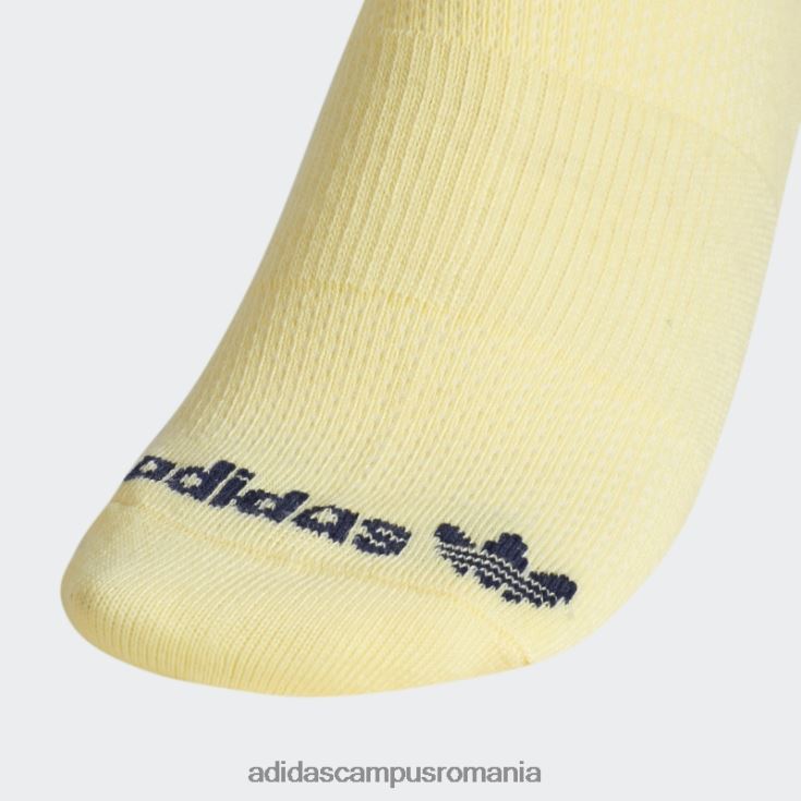 adidas campus romania șosete decoltate union galbene 3 perechi femei galben/indigo/multicolor J266N224352