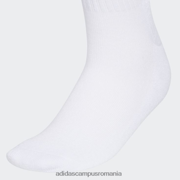 adidas campus romania Șosete echipaj cu 3 dungi 3 perechi adidas alb femei alb J266N224396