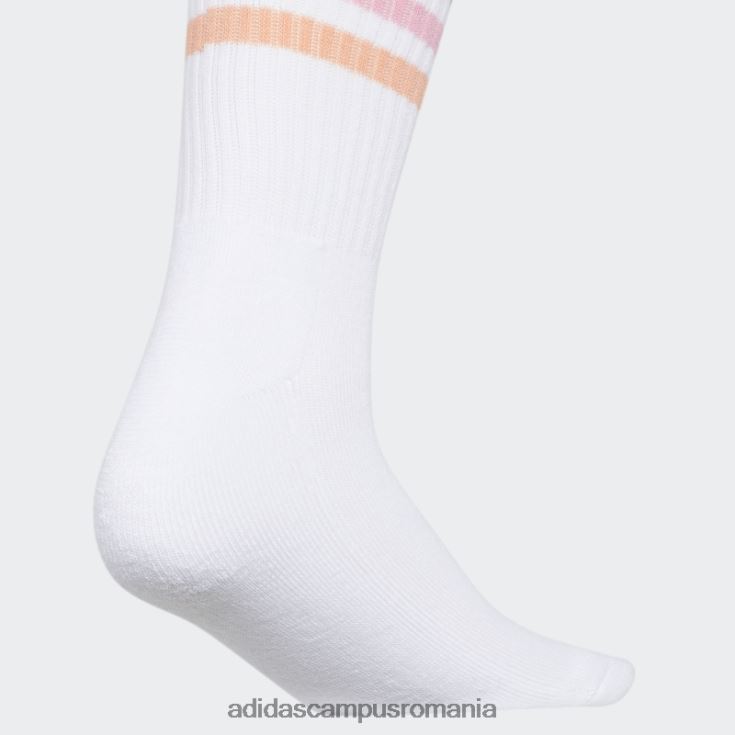adidas campus romania Șosete echipaj cu 3 dungi 3 perechi adidas alb femei alb J266N224396