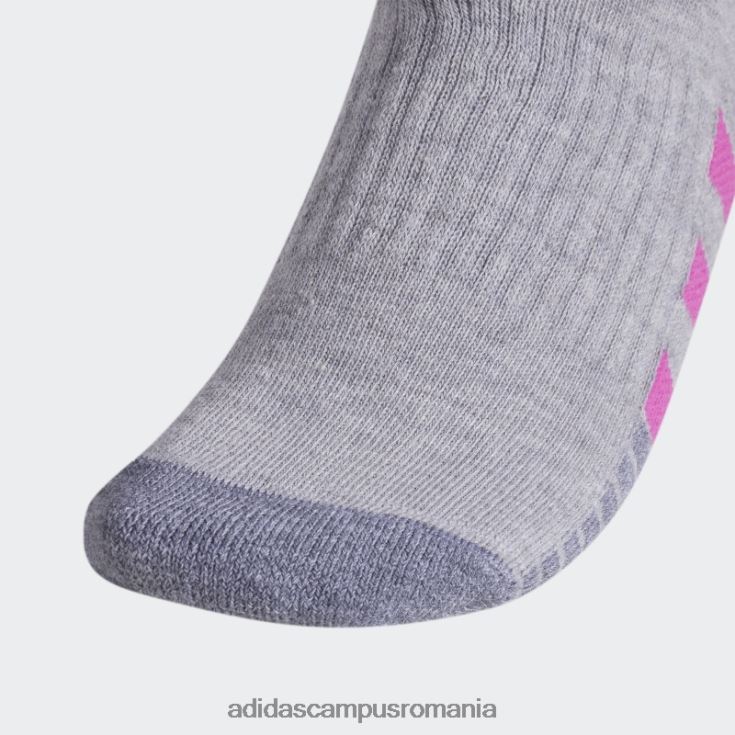 adidas campus romania șosete echipaj cu perne 3 perechi multicolore femei multicolor/violet/albastru J266N224403