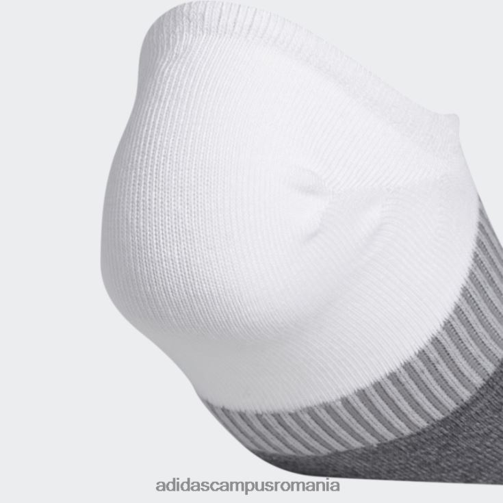 adidas campus romania șosete superlite super-no-show gradient 6 perechi adidas alb femei alb/gri J266N224354