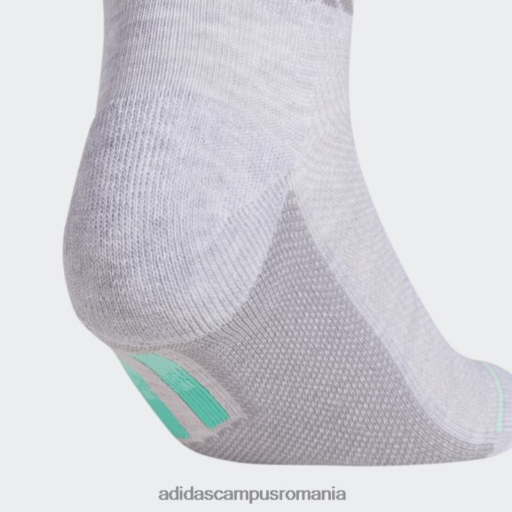 adidas campus romania sosete decoltate cu dungi superlite gri deschis 3 perechi adidas femei gri deschis/portocaliu/coral J266N224387