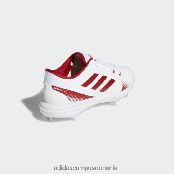 adidas campus romania adidasi albi purehustle 2.0 femei alb/rosu/gri J266N222431
