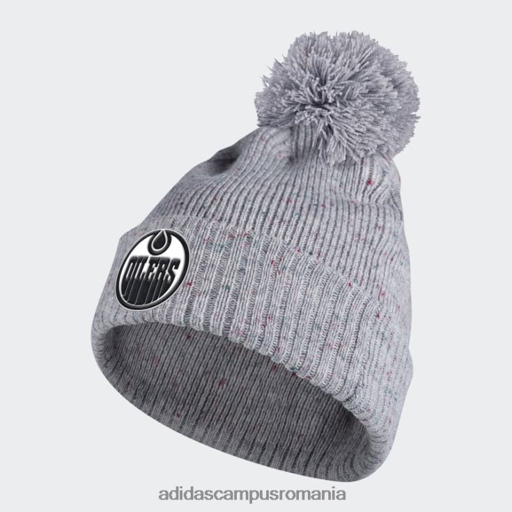 adidas campus romania Oleers speckle cuffed pom beanie gri femei gri/nhl-eoi-504 J266N210952
