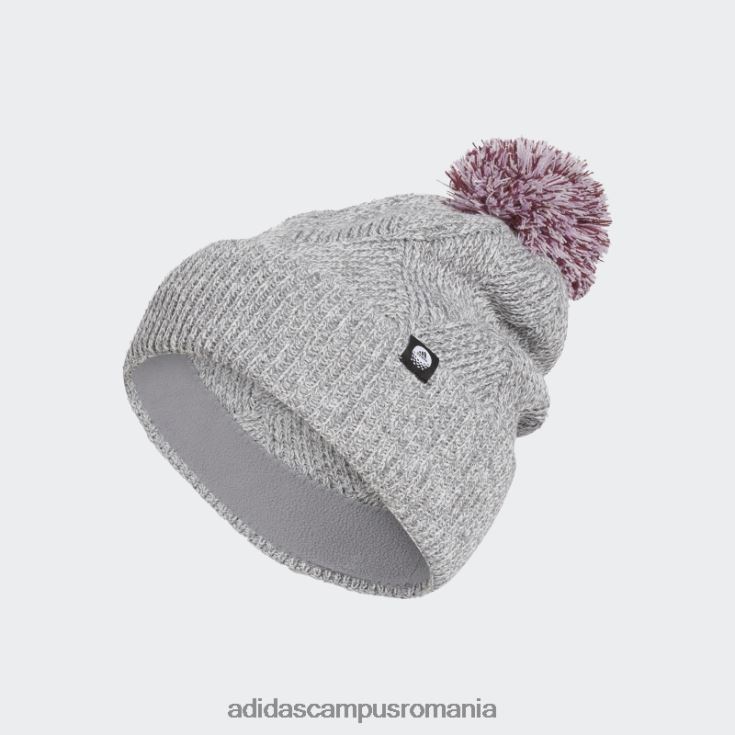 adidas campus romania beanie cu pompon gri femei gri J266N211017