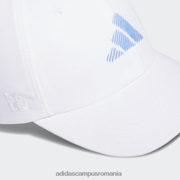 adidas campus romania pălărie albă de golf încrucișată femei alb/albastru J266N210894