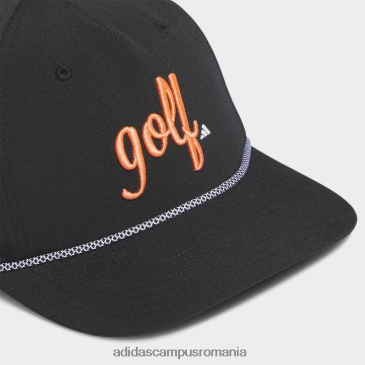 adidas campus romania pălărie neagră de golf cu cinci panouri femei negru J266N210864