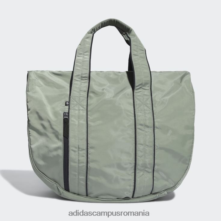 adidas campus romania geantă de umăr studio tote verde argintiu femei verde argintiu/cerneală/alb J266N210900