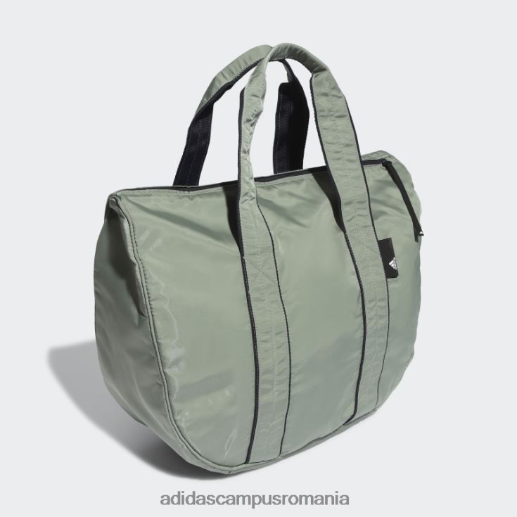adidas campus romania geantă de umăr studio tote verde argintiu femei verde argintiu/cerneală/alb J266N210900