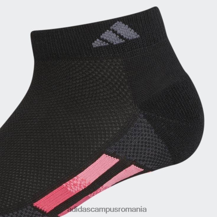 adidas campus romania șosete decoltate cu dungi superlite negre 3 perechi fashion femei negru J266N210972
