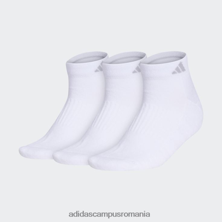 adidas campus romania șosete decoltate cu perne 3 perechi onix fashion femei alb/onix J266N210978