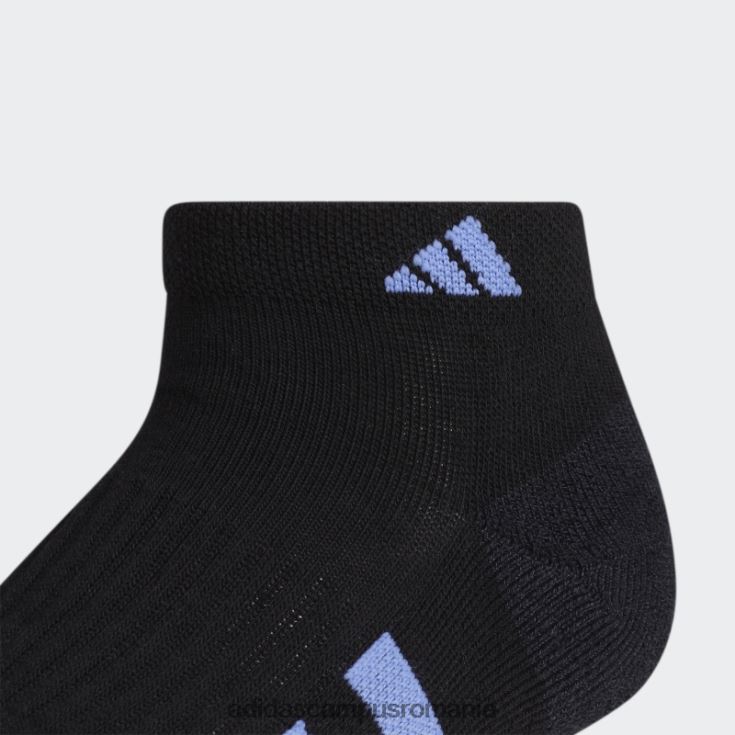 adidas campus romania șosete decoltate cu perne gri 3 perechi fashion femei negru/albastru/gri J266N210985