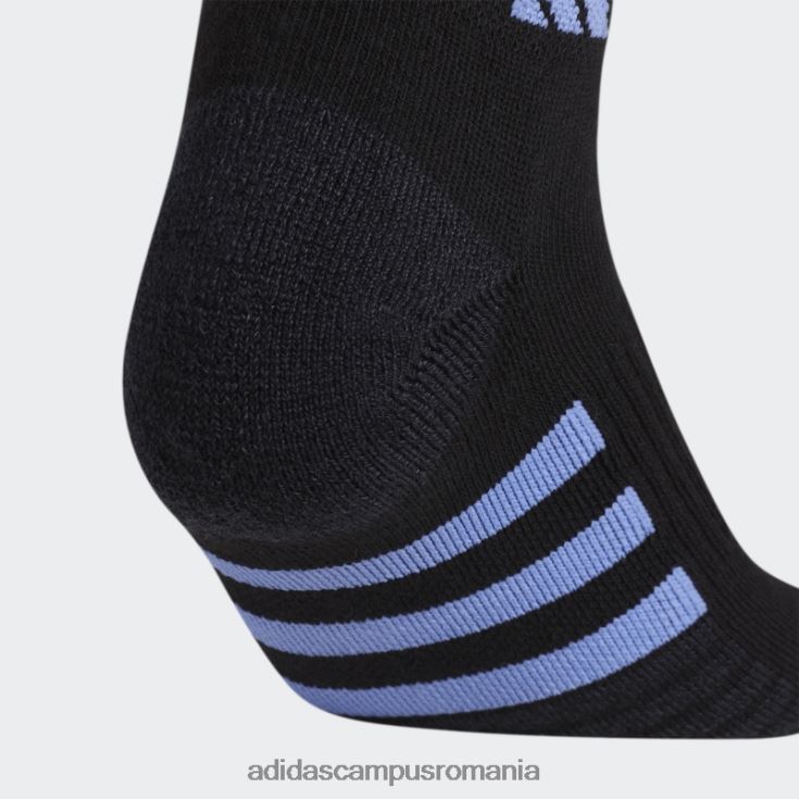 adidas campus romania șosete decoltate cu perne gri 3 perechi fashion femei negru/albastru/gri J266N210985