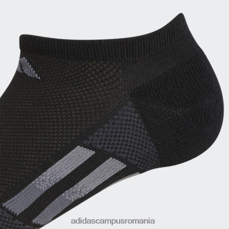 adidas campus romania șosete neprețuite cu dungi superlite negre, stilate, 3 perechi femei negru J266N210960