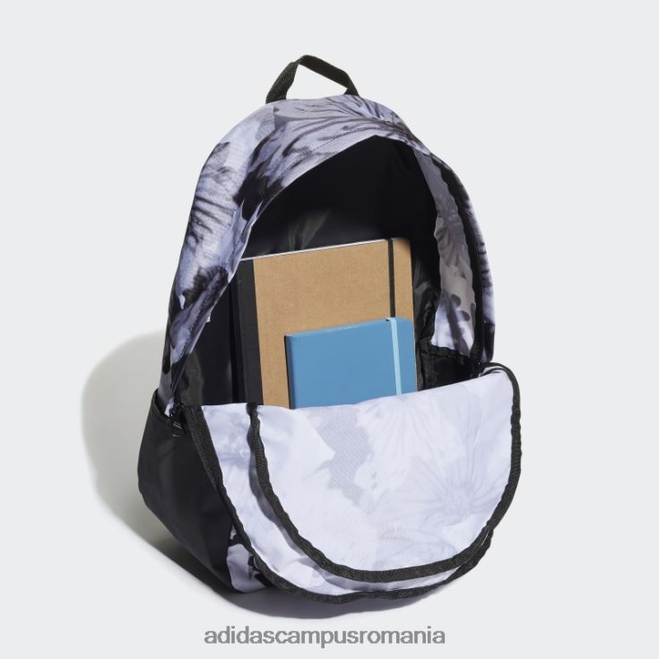 adidas campus romania rucsac negru cu grafic clasic femei alb negru J266N211038