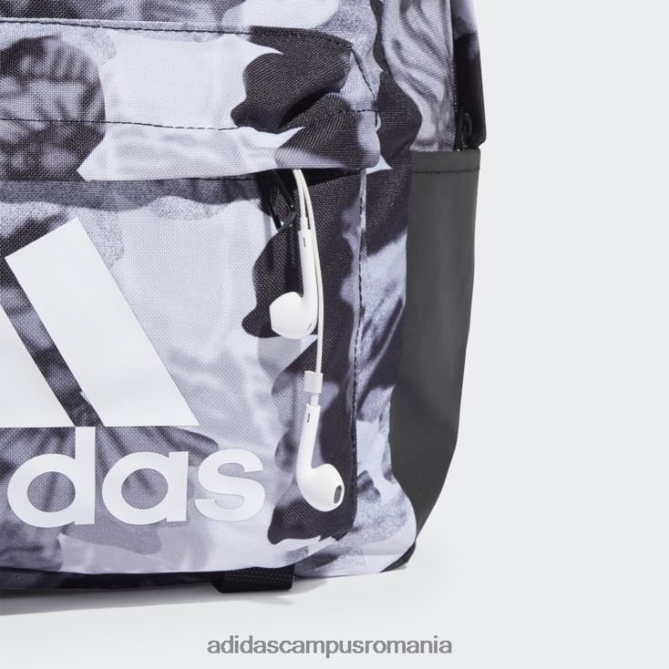 adidas campus romania rucsac negru cu grafic clasic femei alb negru J266N211038
