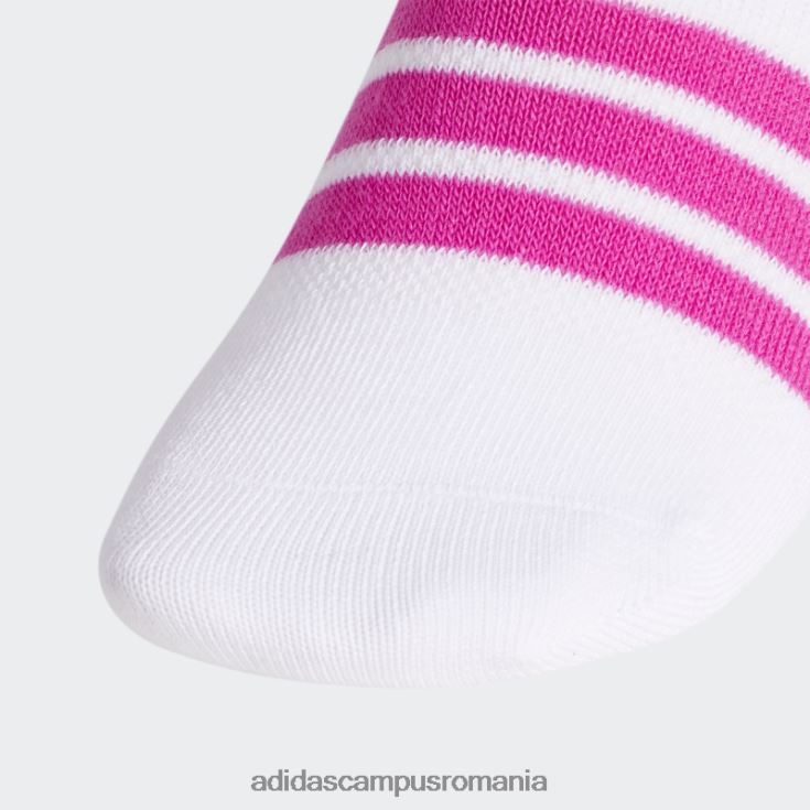 adidas campus romania sosete superlite super-no-show 6 perechi pop violet mel fashion femei alb/pop violet mel J266N210988