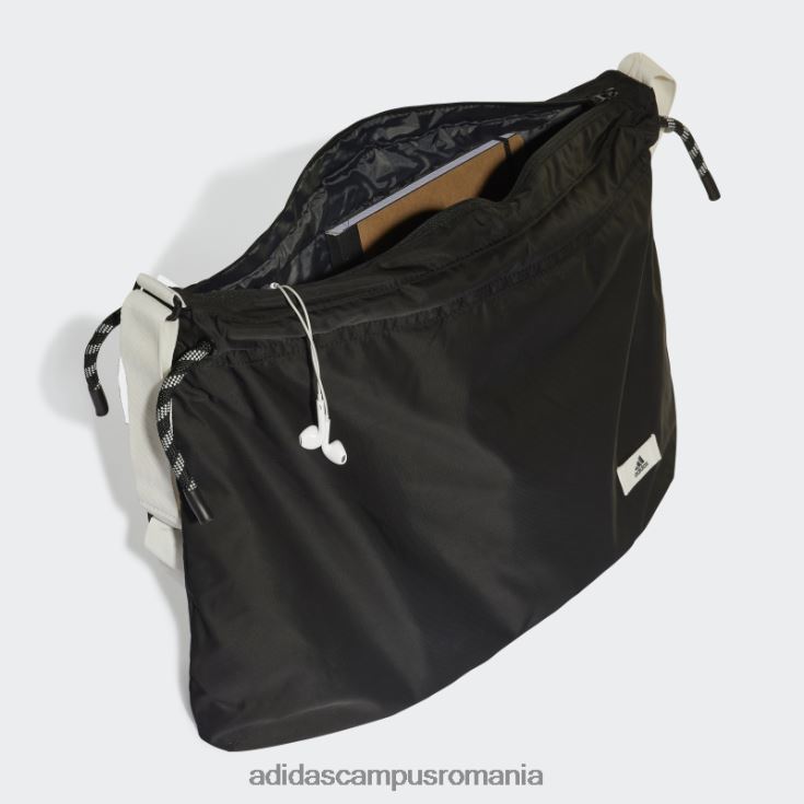 adidas campus romania geantă clasică de umăr shopper neagră adidas femei alb negru J266N23270