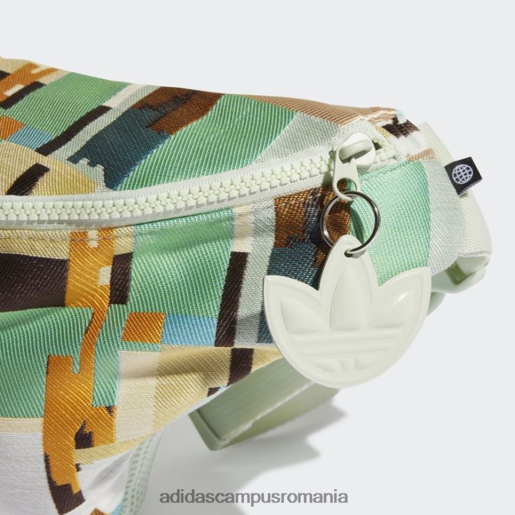 adidas campus romania geanta de talie multicolora femei multicolor/verde J266N211024