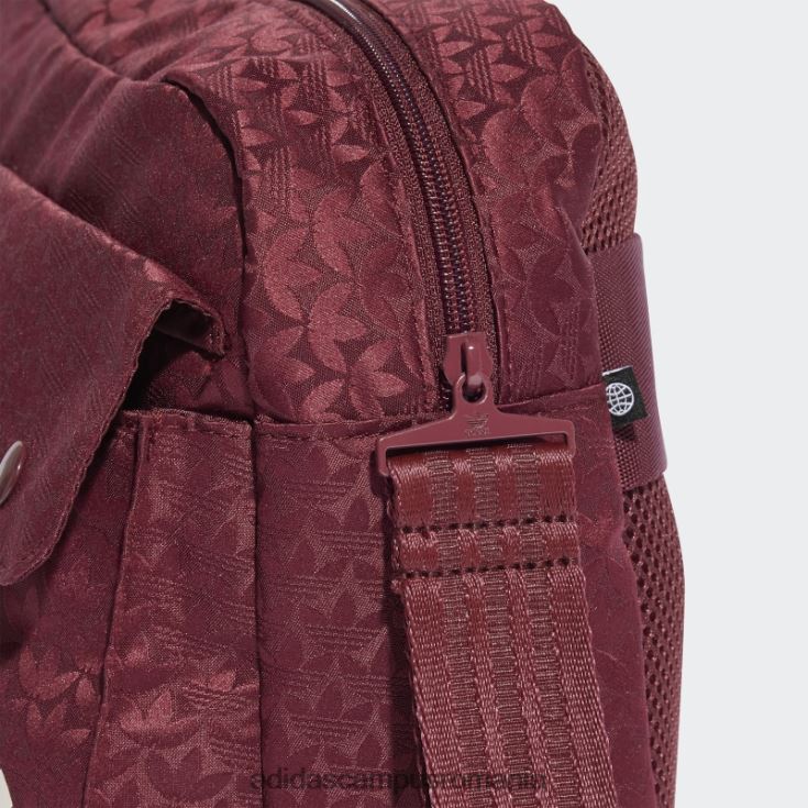 adidas campus romania roșu trefoil jacquard monogramă oversize talie geantă fashion femei roșu J266N210895