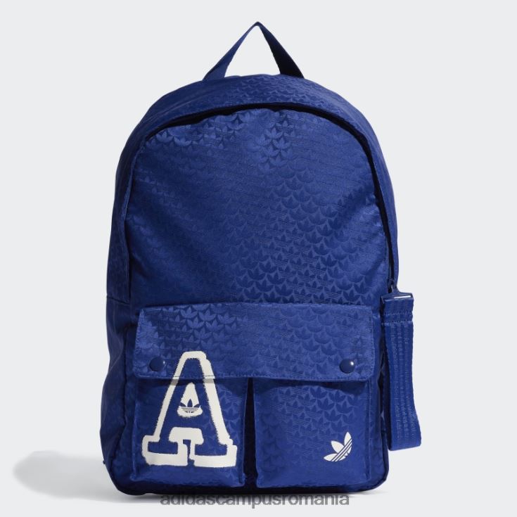 adidas campus romania rucsac trifoil jacquard monogram victory blue femei albastru victorie J266N210874
