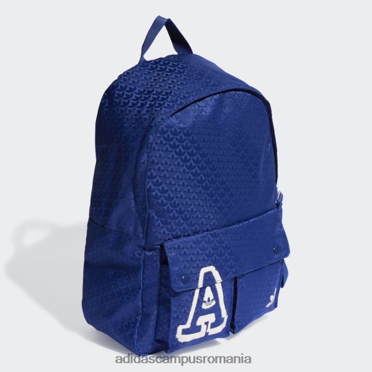 adidas campus romania rucsac trifoil jacquard monogram victory blue femei albastru victorie J266N210874