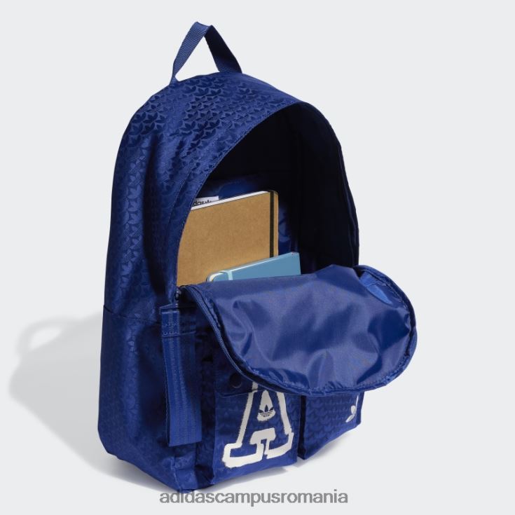 adidas campus romania rucsac trifoil jacquard monogram victory blue femei albastru victorie J266N210874