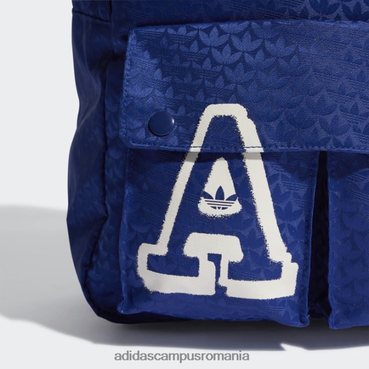 adidas campus romania rucsac trifoil jacquard monogram victory blue femei albastru victorie J266N210874