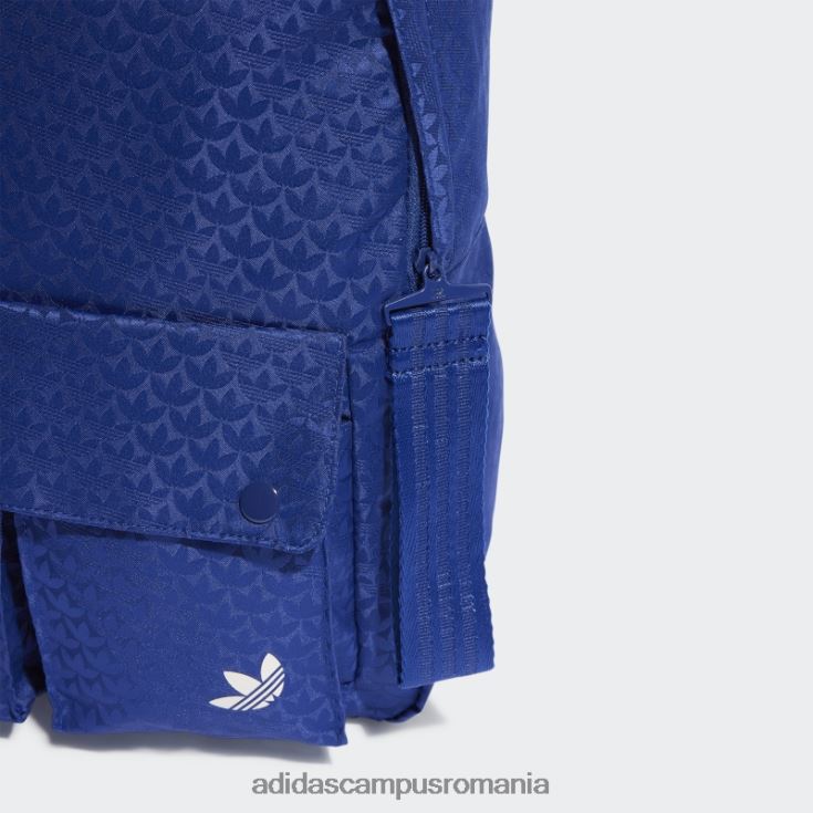 adidas campus romania rucsac trifoil jacquard monogram victory blue femei albastru victorie J266N210874