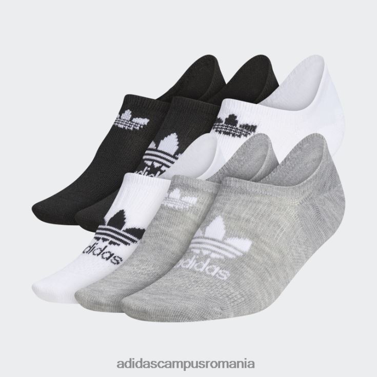 adidas campus romania sosete gri clasice superlite super-no-show 6 perechi adidas femei gri J266N210977