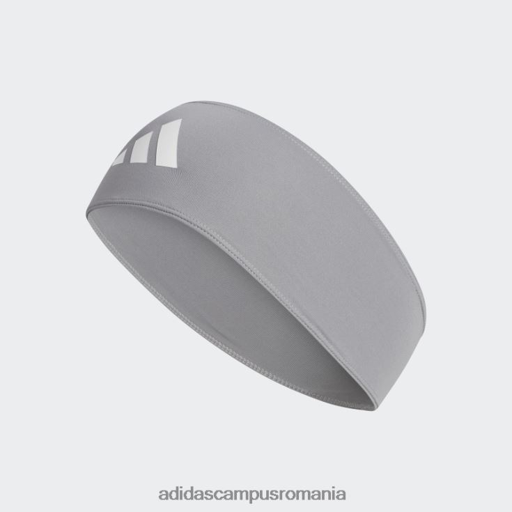 adidas campus romania alphaskin bandă largă pentru cap gri femei gri/alb J266N224272