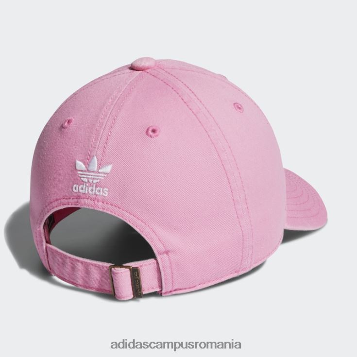 adidas campus romania curea relaxată pălărie din spate roz femei roz/alb J266N224266