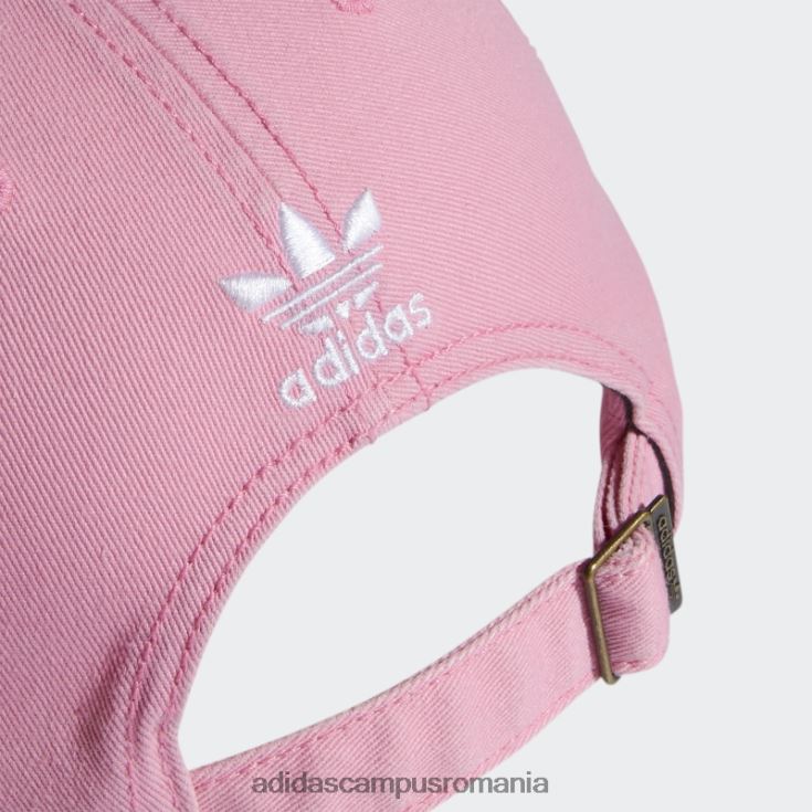 adidas campus romania curea relaxată pălărie din spate roz femei roz/alb J266N224266