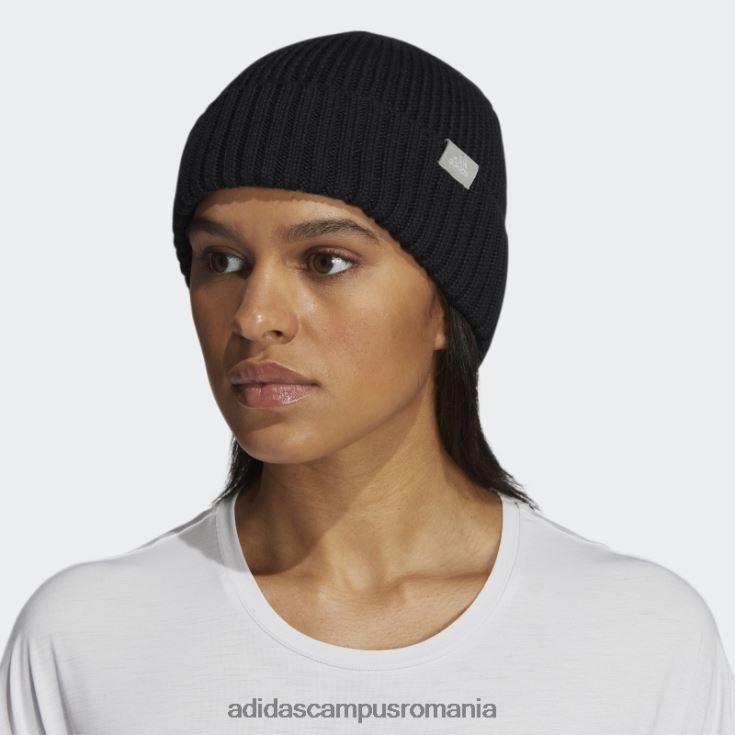adidas campus romania la modă fold beanie negru femei gri inchis J266N224259