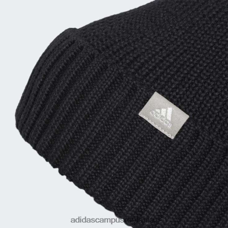 adidas campus romania la modă fold beanie negru femei gri inchis J266N224259