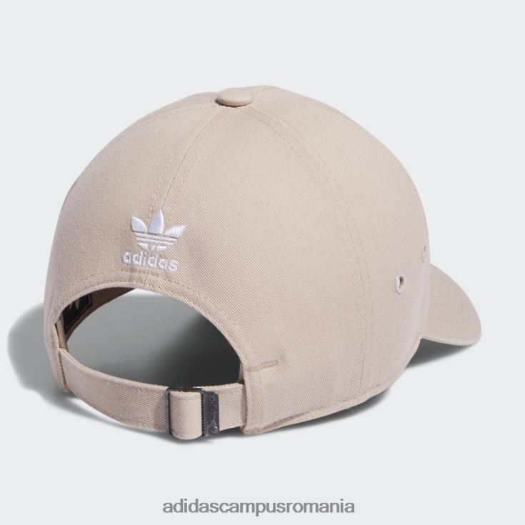 adidas campus romania mini pălărie cu logo relaxată bej femei bej/alb J266N224250