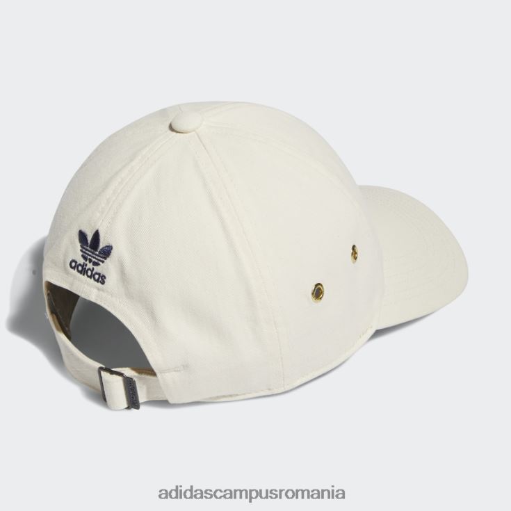 adidas campus romania pălărie albă cu logo mini relaxat femei alb J266N224275