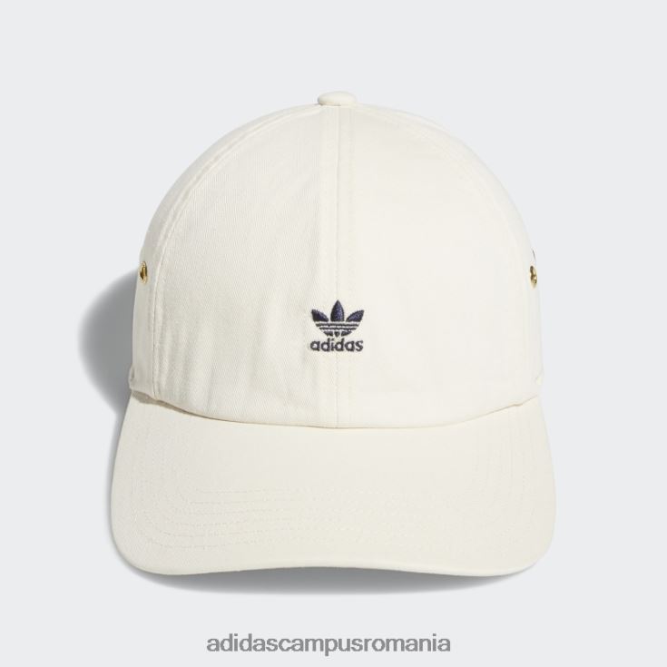 adidas campus romania pălărie albă cu logo mini relaxat femei alb J266N224275