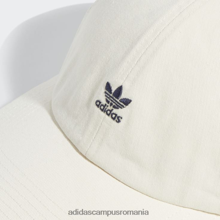 adidas campus romania pălărie albă cu logo mini relaxat femei alb J266N224275