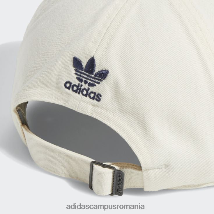 adidas campus romania pălărie albă cu logo mini relaxat femei alb J266N224275