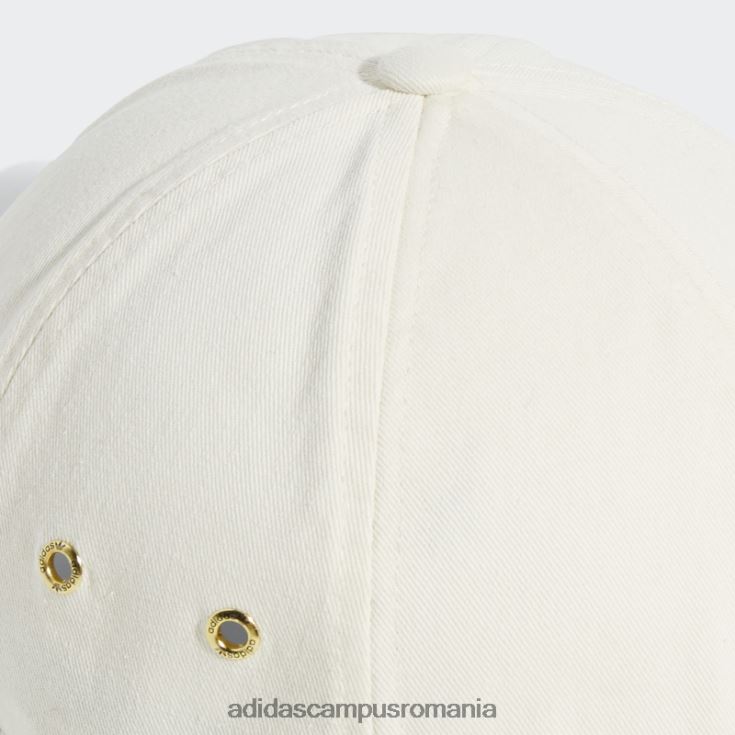 adidas campus romania pălărie albă cu logo mini relaxat femei alb J266N224275