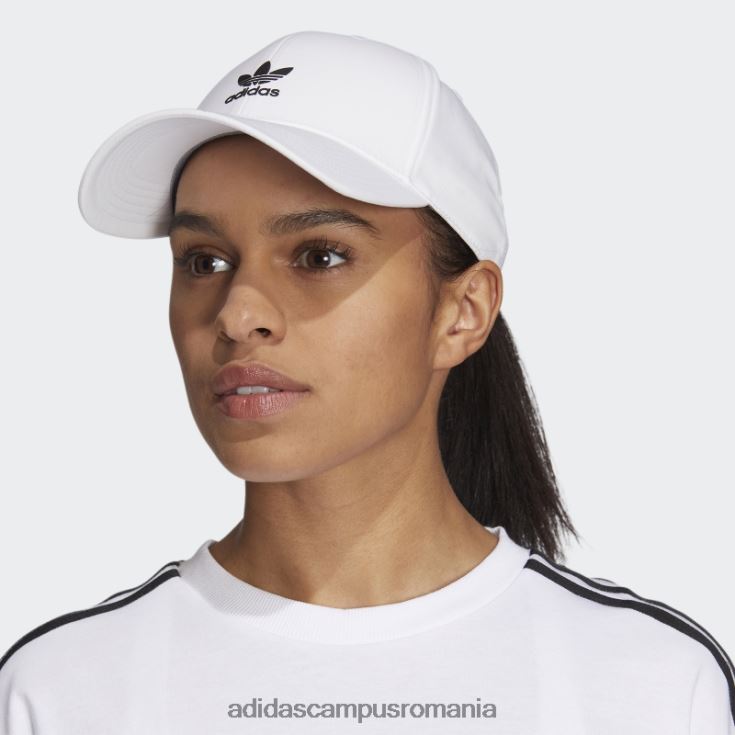 adidas campus romania pălărie albă elastică fără spate femei alb negru J266N224268
