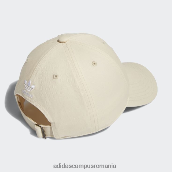 adidas campus romania pălărie albă relaxată cu bretele la spate femei alb J266N224251