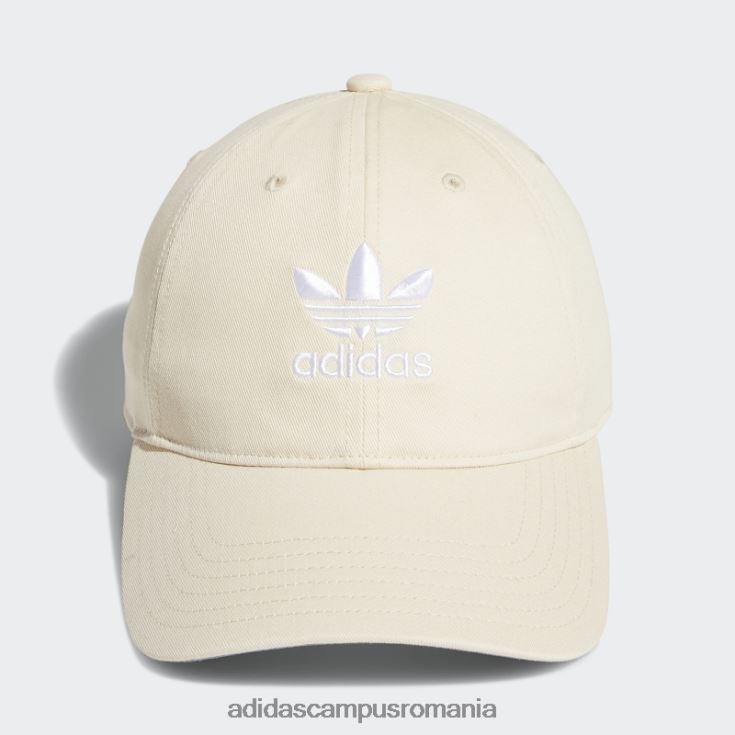 adidas campus romania pălărie albă relaxată cu bretele la spate femei alb J266N224251