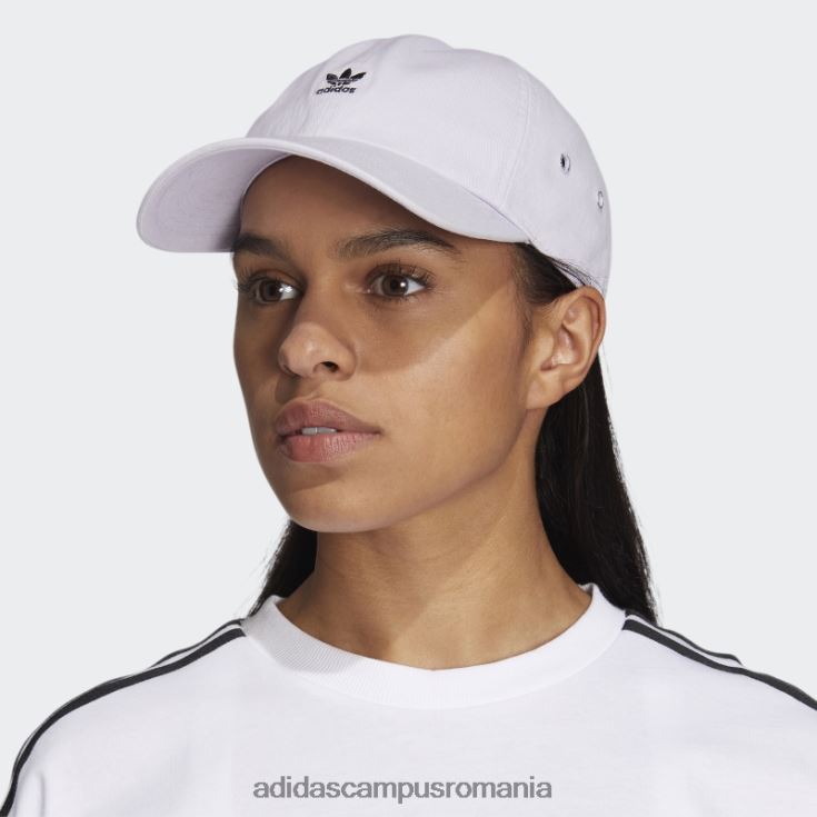 adidas campus romania pălărie argintie cu mini logo adidas femei argintiu/negru J266N224297