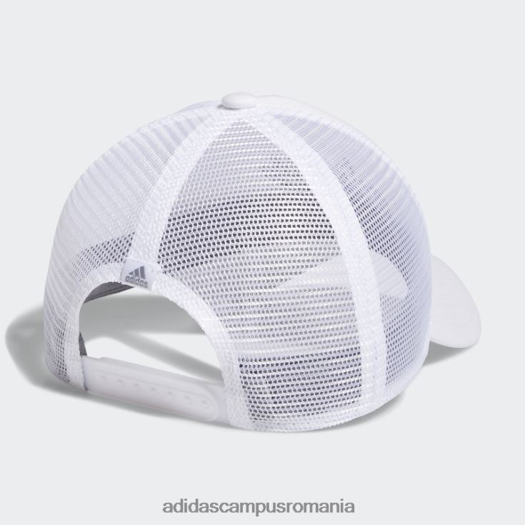 adidas campus romania pălărie de camion cu plasă albă femei alb/gri J266N224334