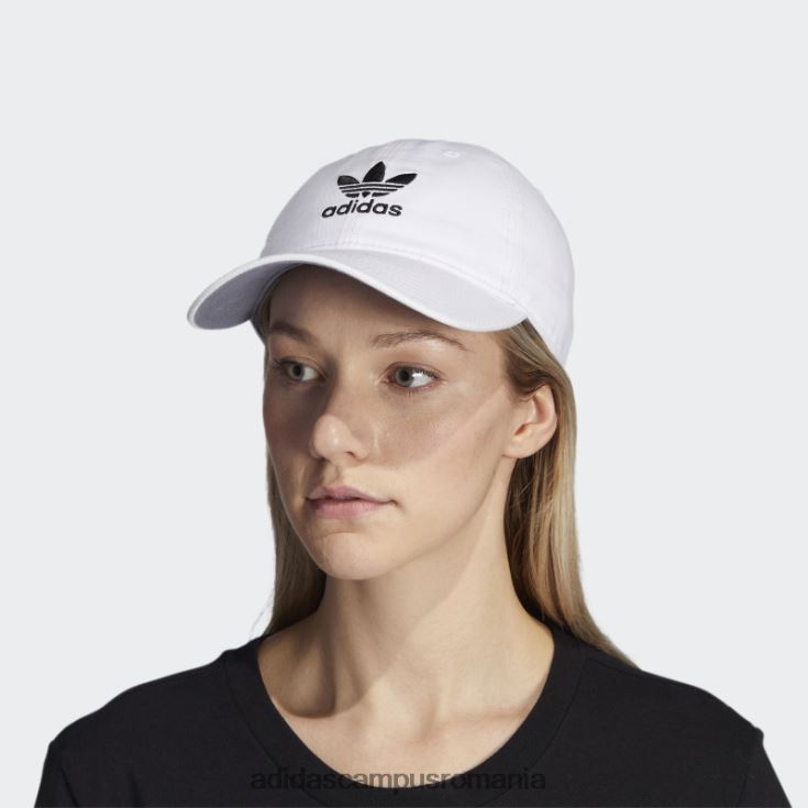 adidas campus romania pălărie relaxată cu bretele alb adidas femei alb J266N224252